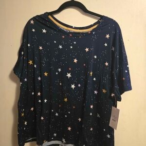 Starry Night Women's Pajama Top